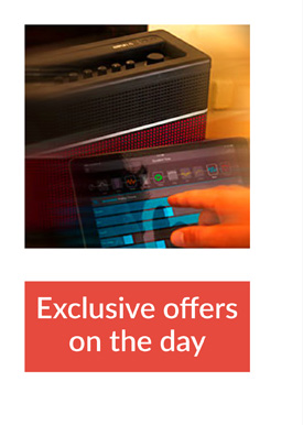 Exclusive offers on the day