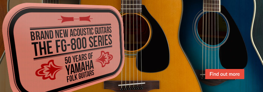 Brand New FG800 Series Guitars, Celebrating 50 years of Yamaha Folk Guitars - Click here...
