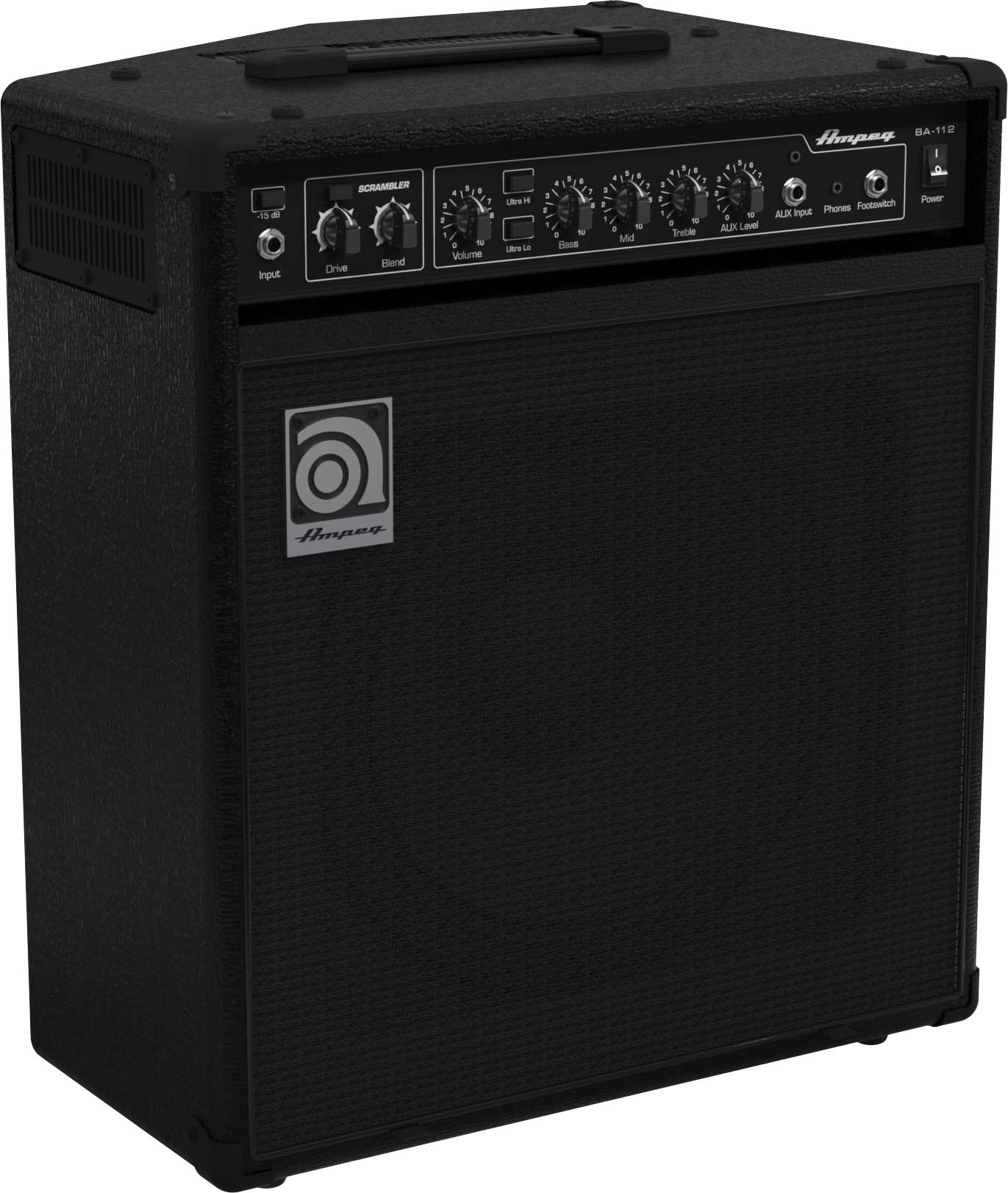 Ampeg BA112v2 75W Bass Combo Amplifier Bassamp Series Yamaha Music