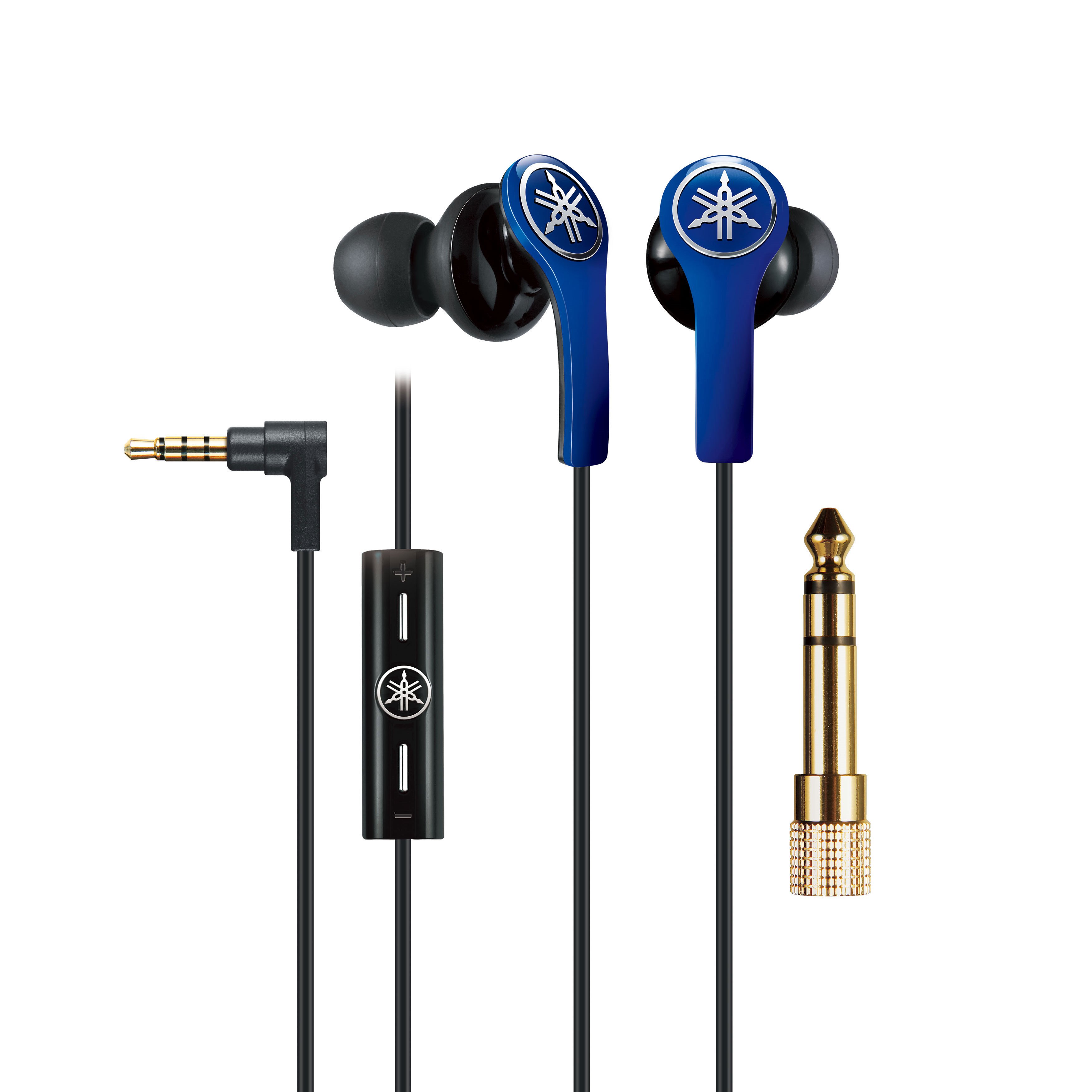 Yamaha EPHM100 Earphones Blue Yamaha Music London