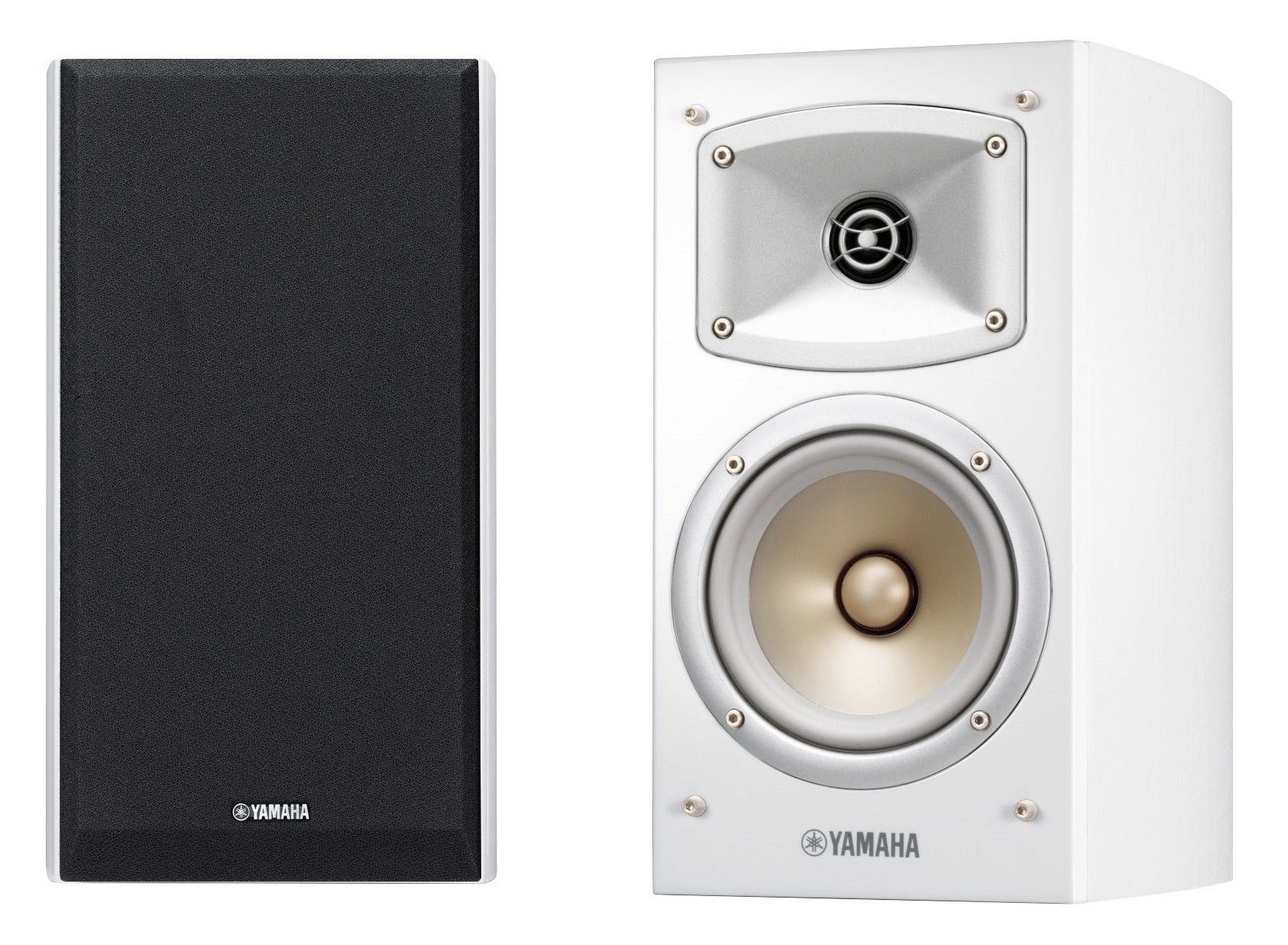 Yamaha Ns B330 Compact Bookshelf Speakers Pair White Yamaha