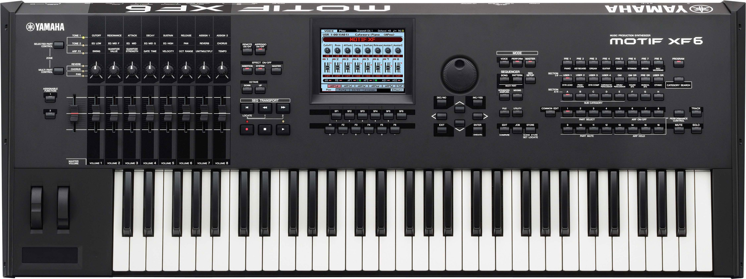 Yamaha Motif XF6 Workstation Synthesizer Classleading Expandable