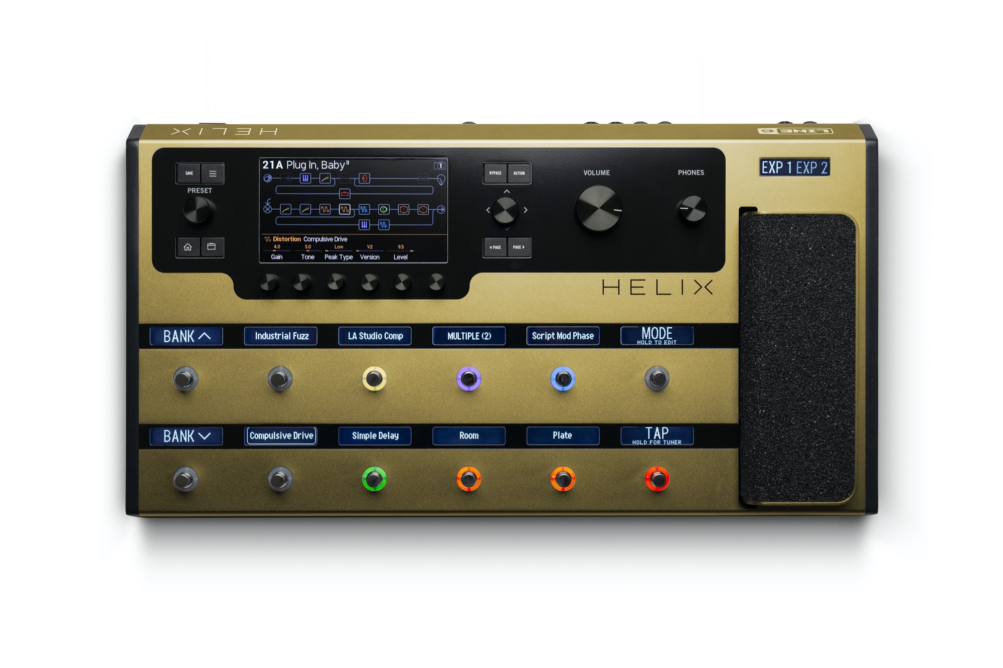 Line 6 Helix Floor Limited Edition Gold The Complete FloorBased