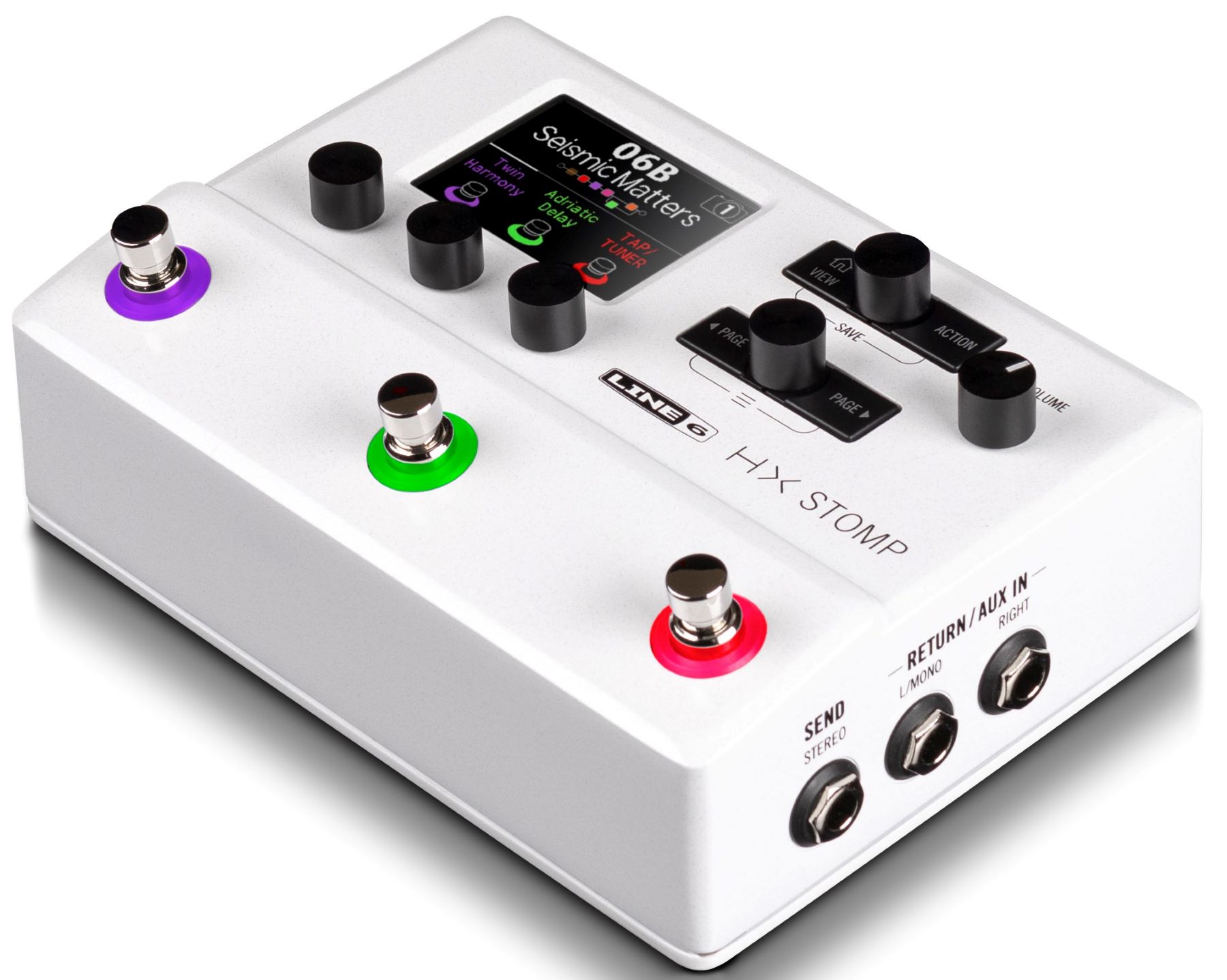Line 6 HX Stomp Pedal Limited Edition in white Yamaha Music London