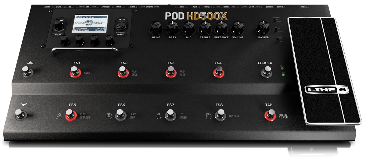 Line 6 POD HD500X Guitar MultiEffects Pedal Yamaha Music London