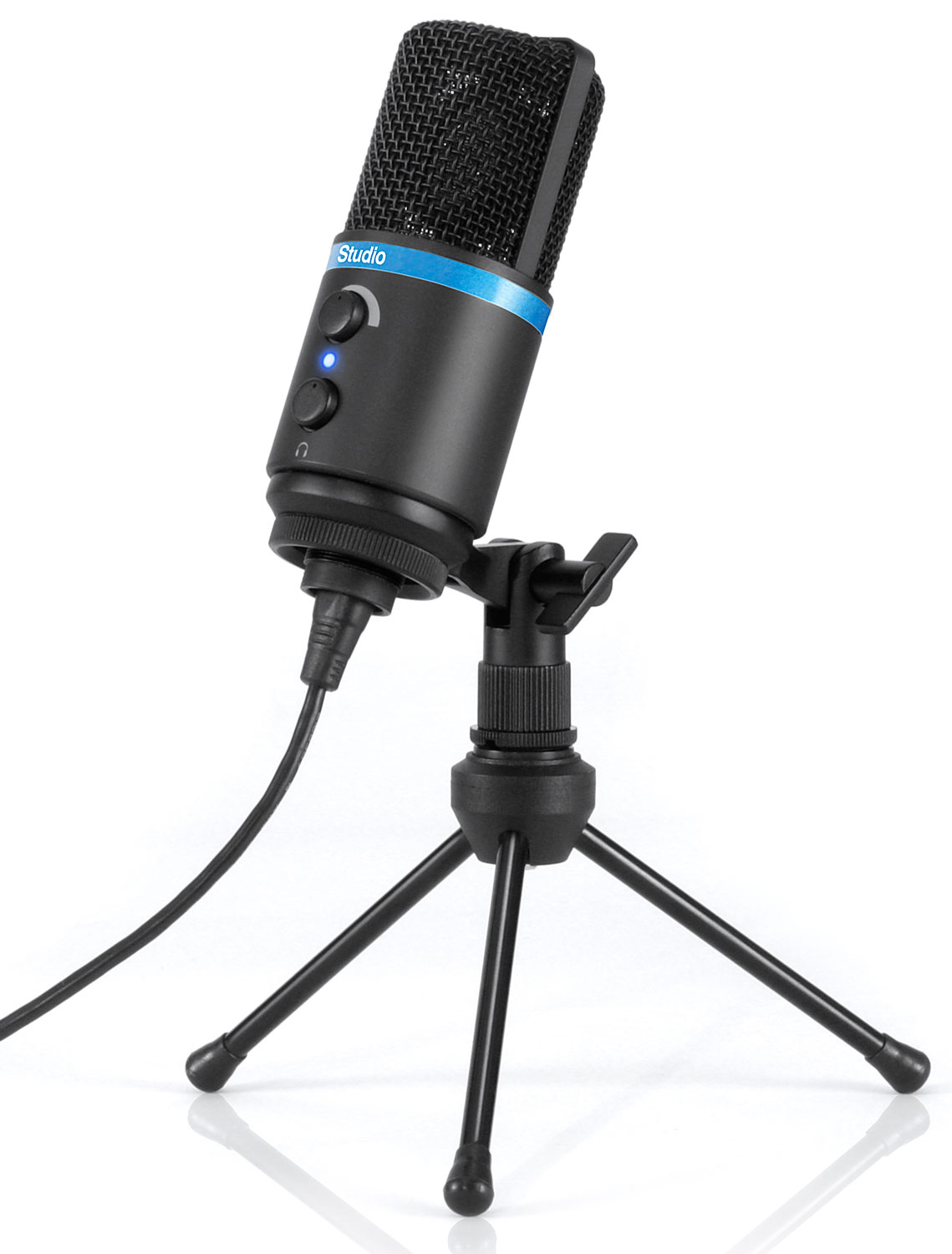 IK Multimedia iRig Mic Studio Digital Condenser Microphone - Black