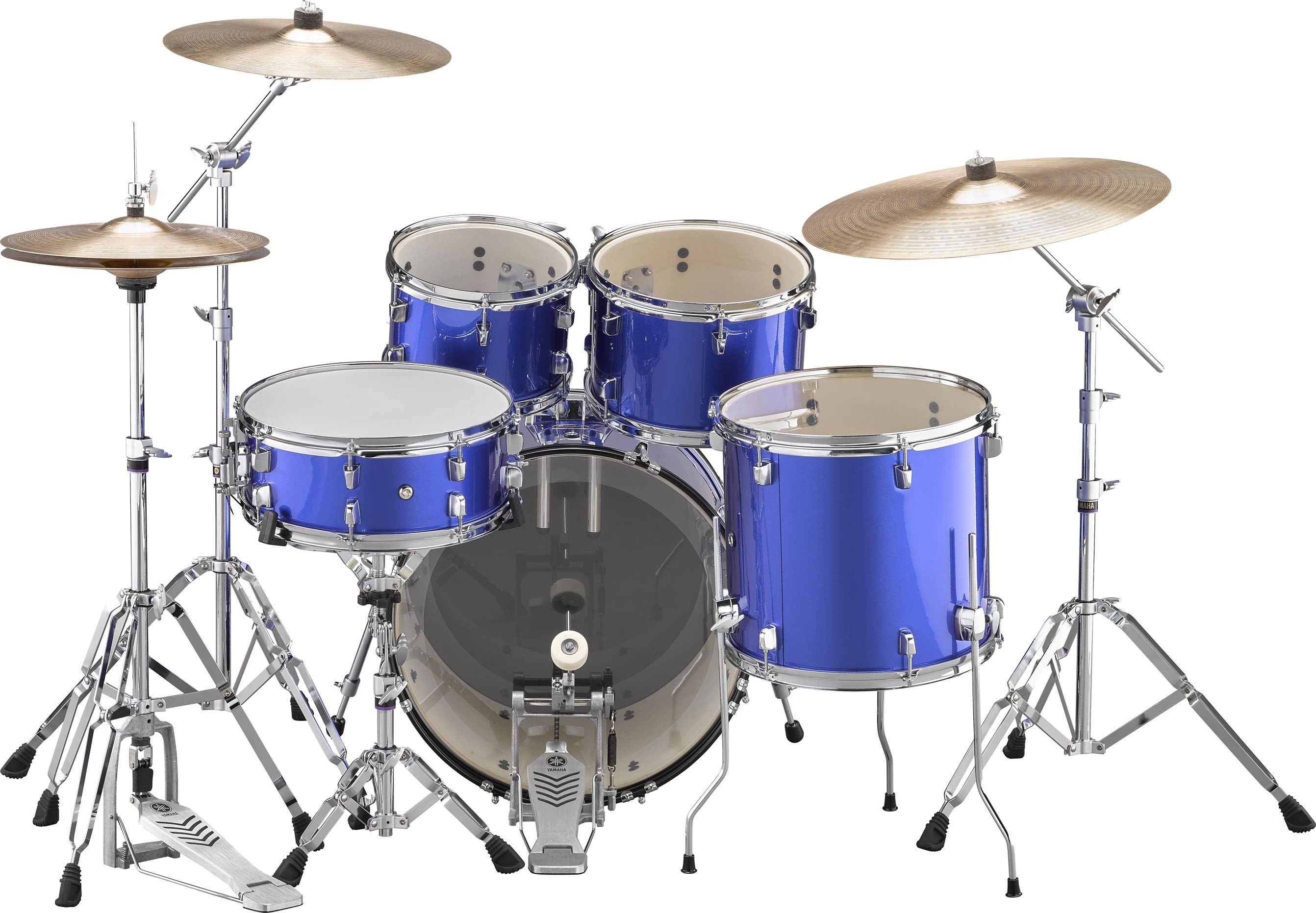 Yamaha Rydeen Drum Kit With 20" Kick Drum & Cymbals In Fine Blue finish