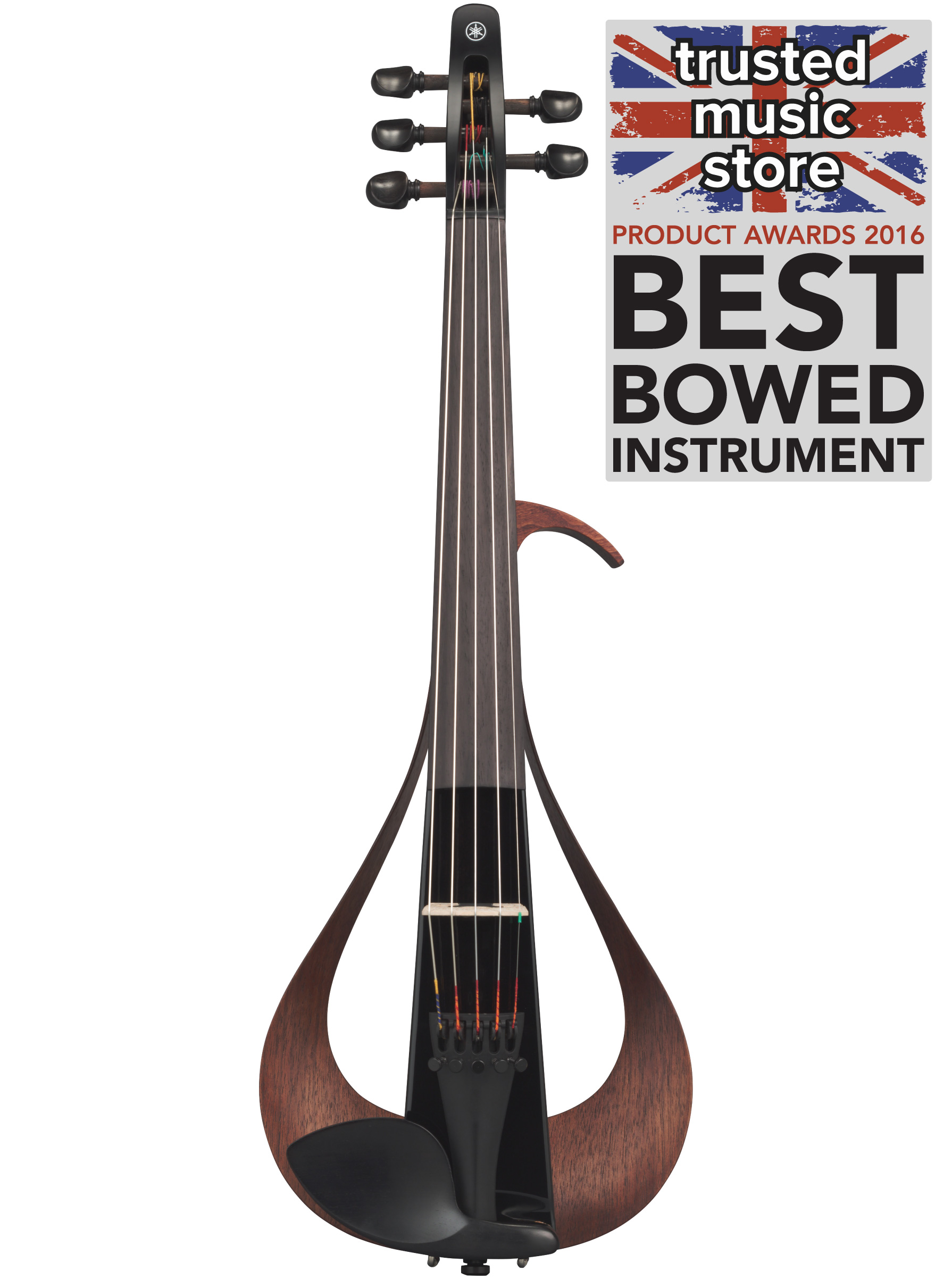 Yamaha YEV104 Electric Violin Full Size FourString Violin In Black