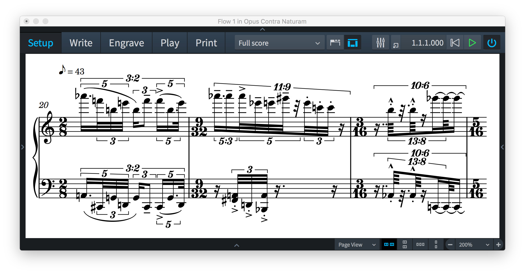 dorico notation