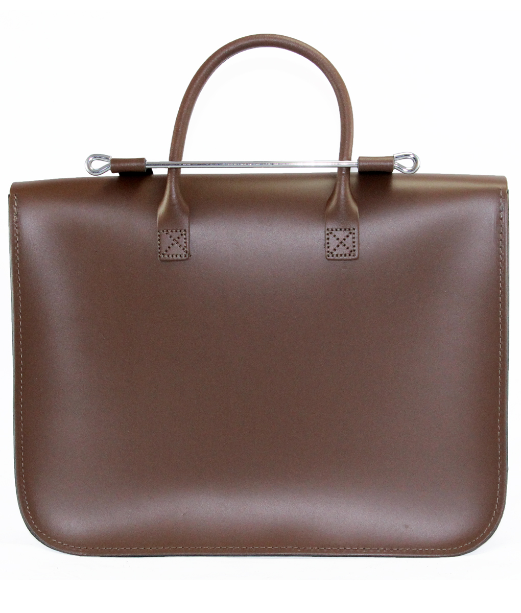 Leathergraft The Original Leather Music Case Brown finish Yamaha