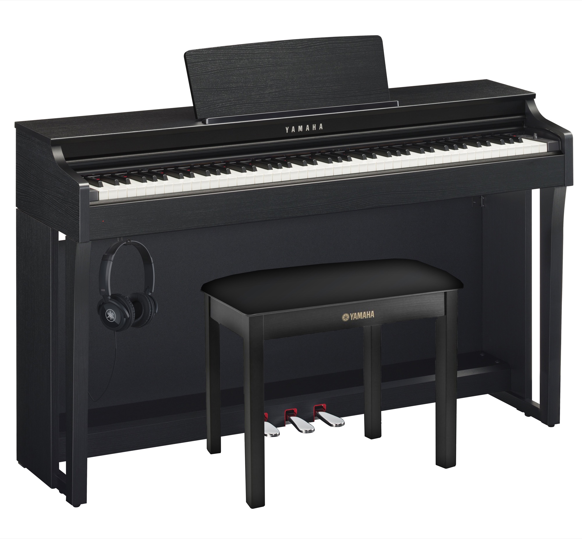 Yamaha CLP-625 Deluxe Clavinova Piano Pack in Black Walnut ...