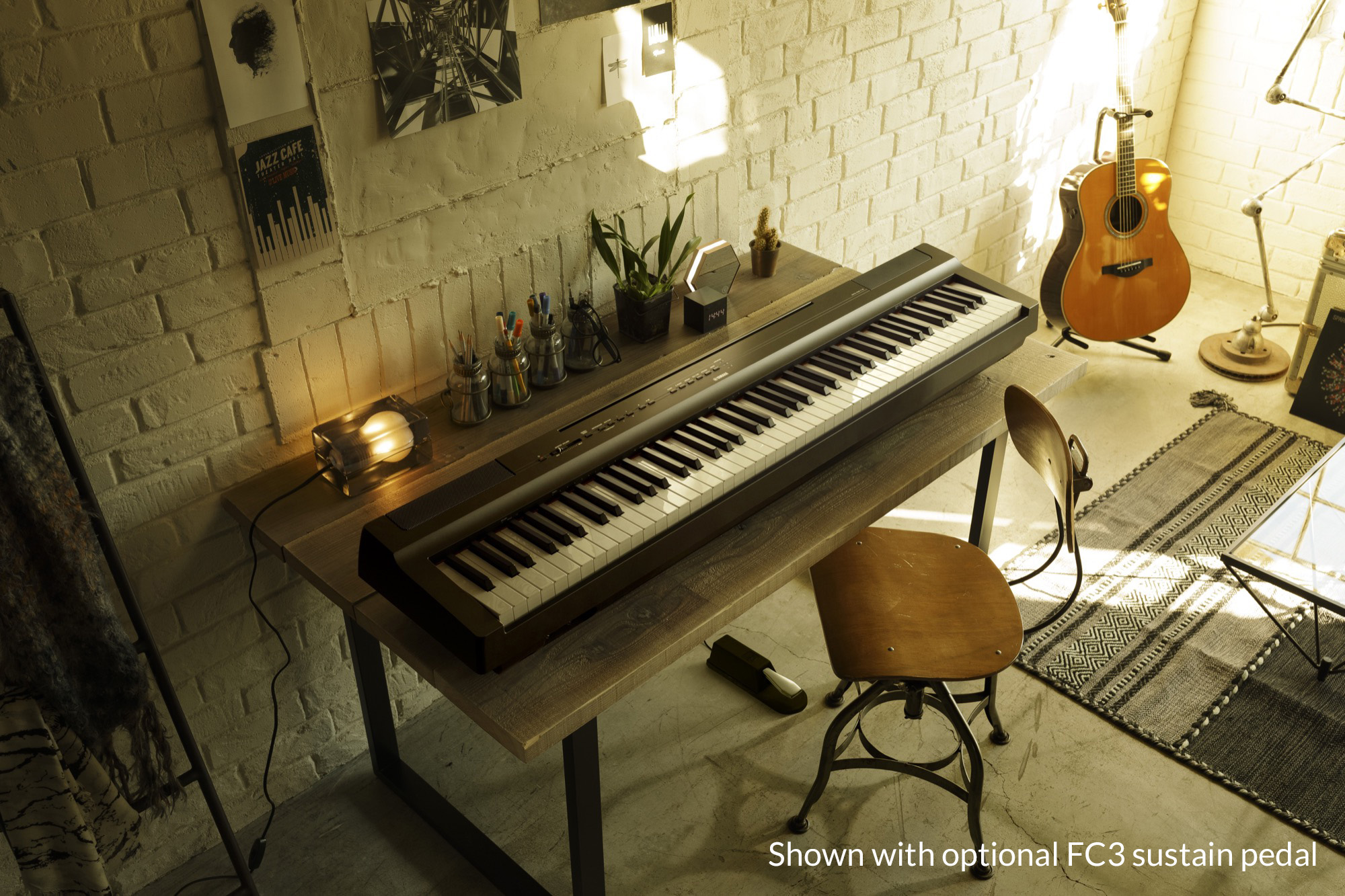 Yamaha P-125 Portable Digital Piano In Black Finish ...
