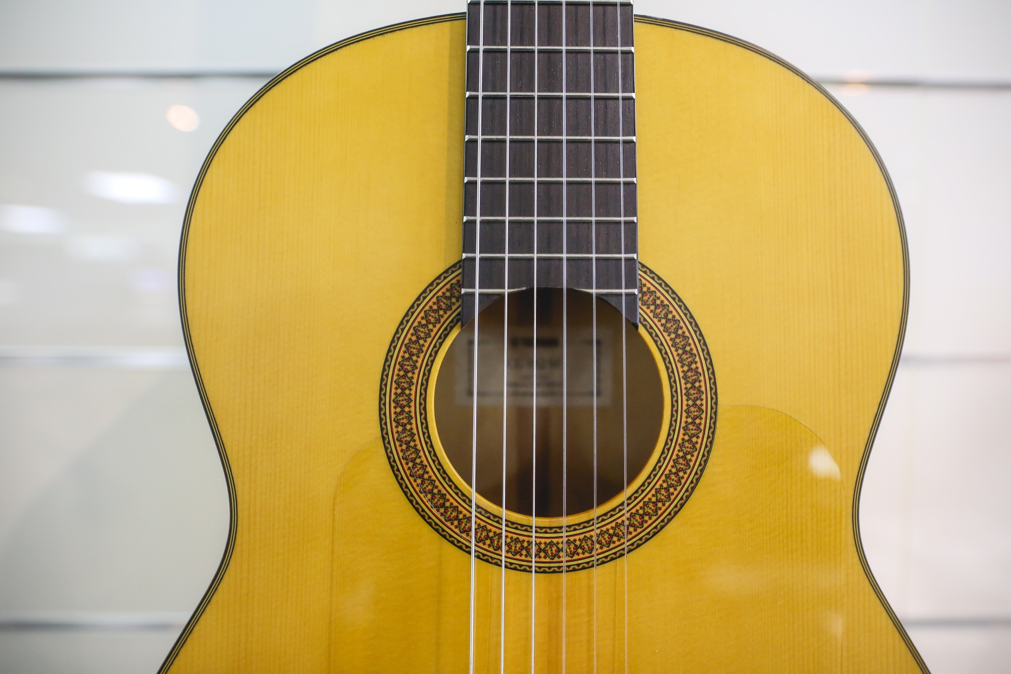 Yamaha ExShowroom CG182SF Flamenco Classical Guitar In Natural finish