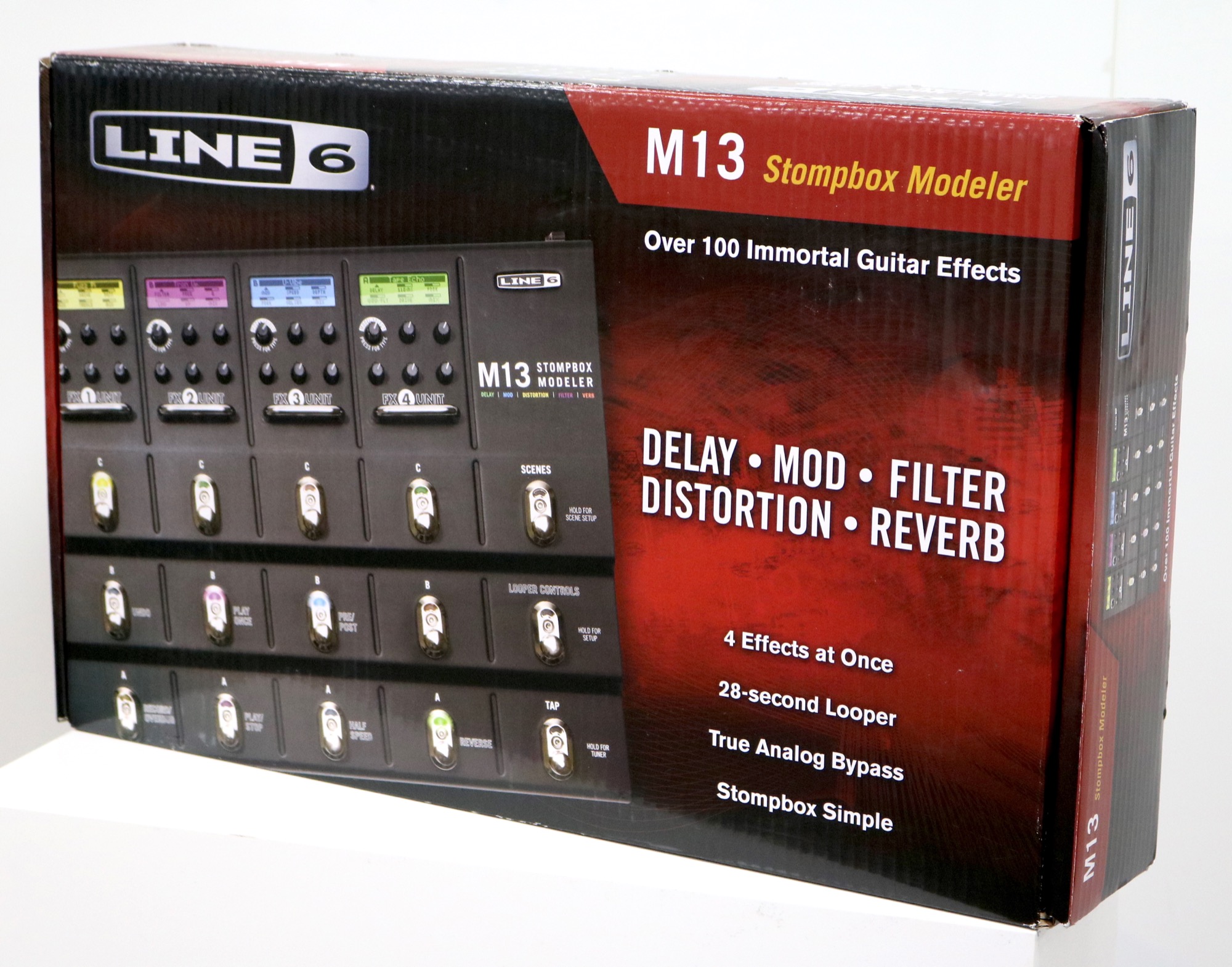 Line 6 M13 Stompbox Modeller Guitar MultiEffects Pedal, Yamaha HQ