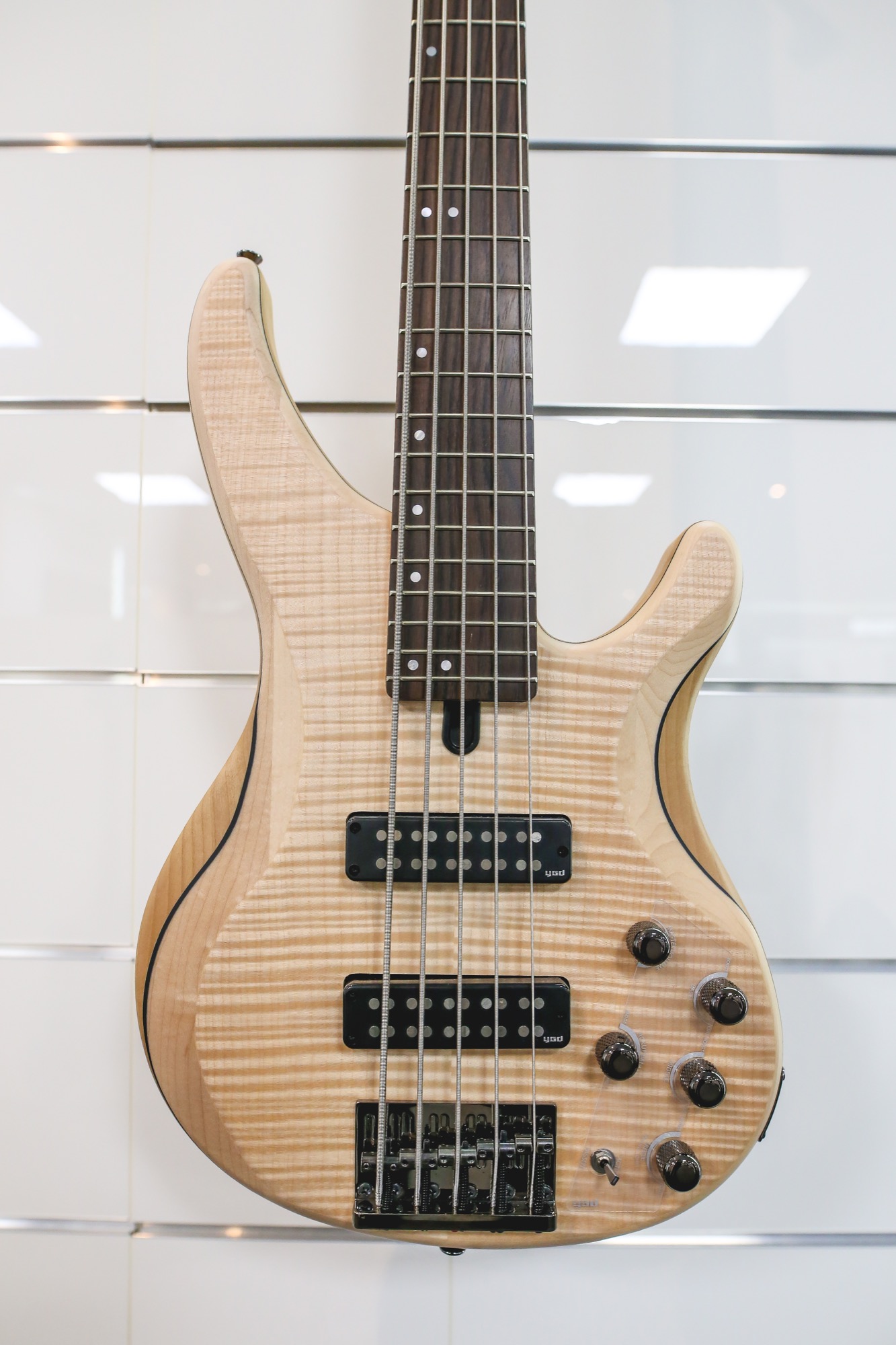 Yamaha ExShowroom TRBX605FM 5String Electric Bass Guitar In Natural Satin Finish Yamaha