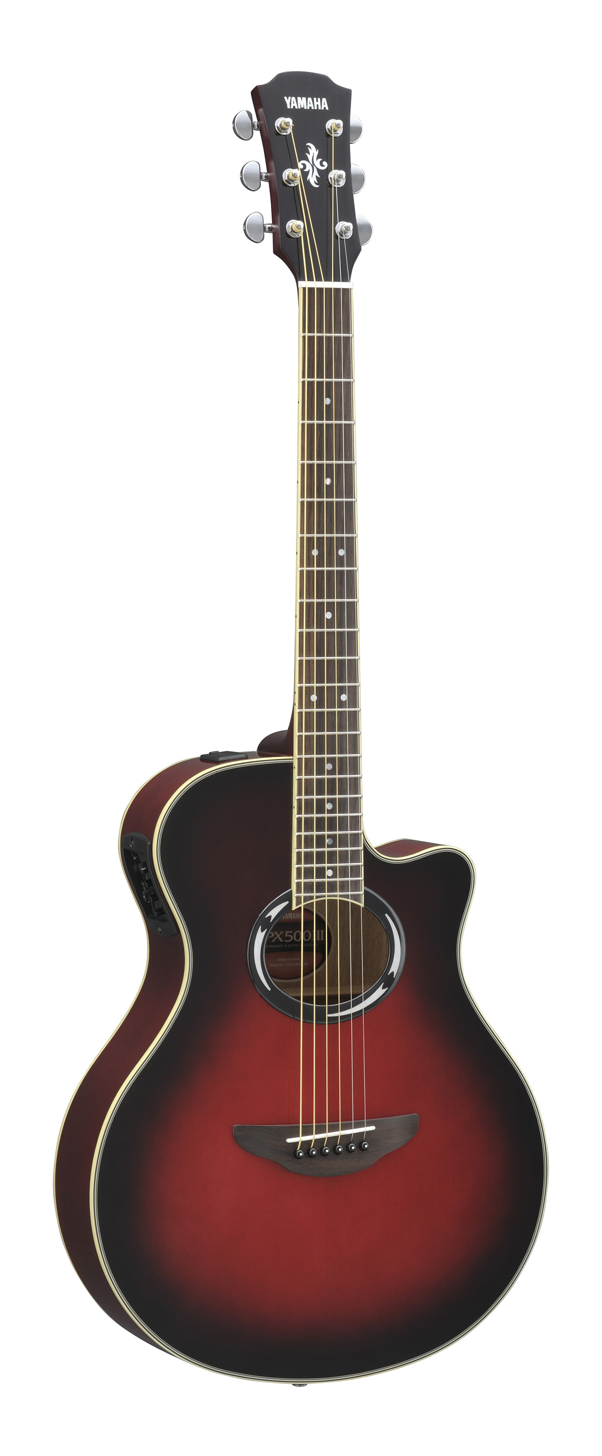 Yamaha APX500 MkIII ElectroAcoustic Guitar In Dusk Sun Red Finish