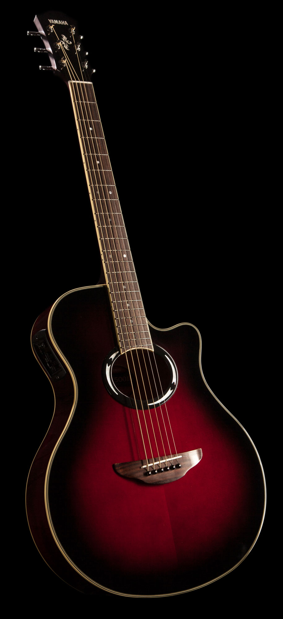 Yamaha APX500 MkIII ElectroAcoustic Guitar In Dusk Sun Red Finish