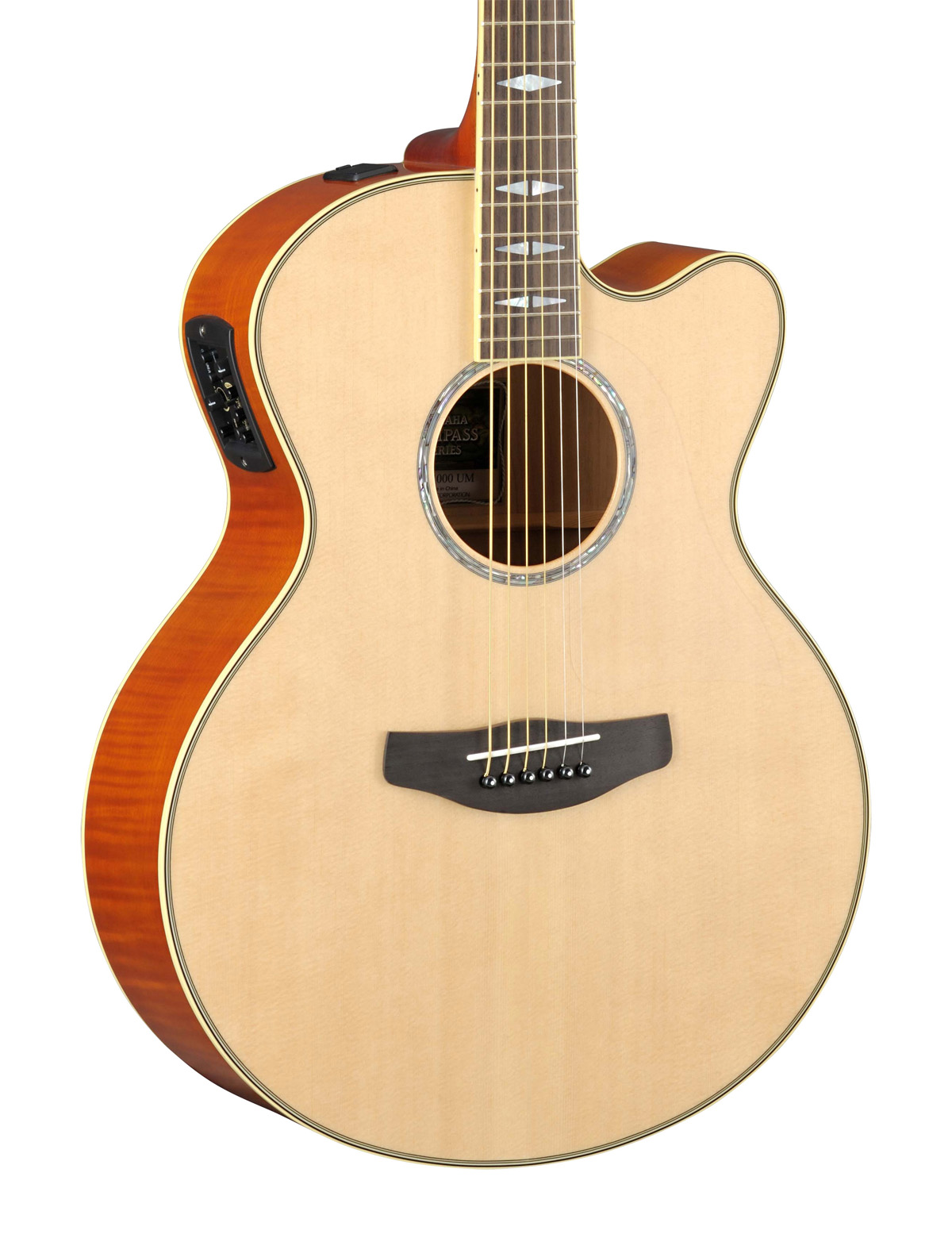 Yamaha CPX1000 ElectroAcoustic Guitar In Natural Finish Yamaha Music