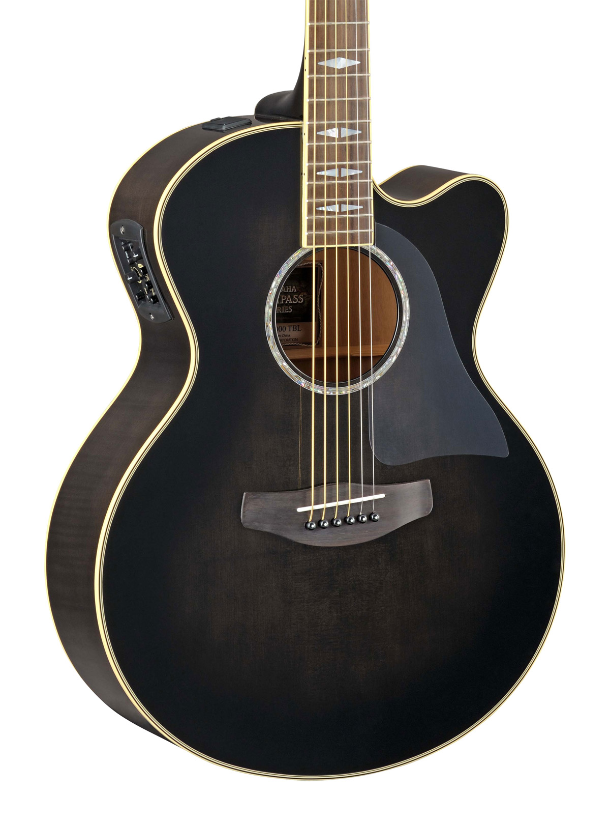 Yamaha CPX1000 ElectroAcoustic Guitar In Translucent Black finish