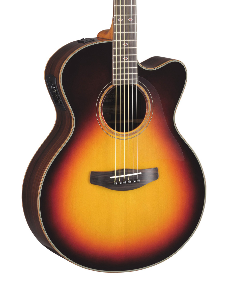 Yamaha CPX1200 II Electro Acoustic Guitar in Violin Sunburst finish