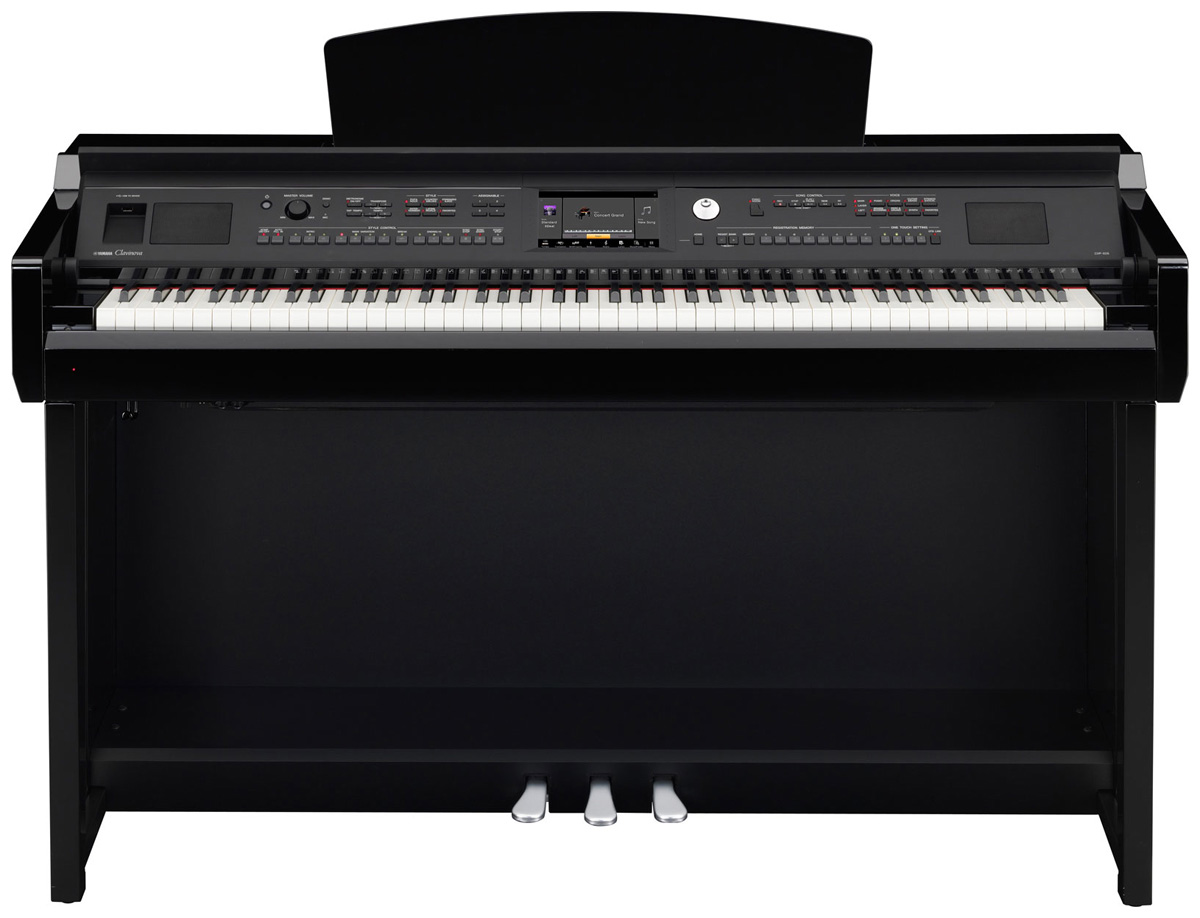Yamaha CVP605 Clavinova Digital Piano in Polished Ebony finish