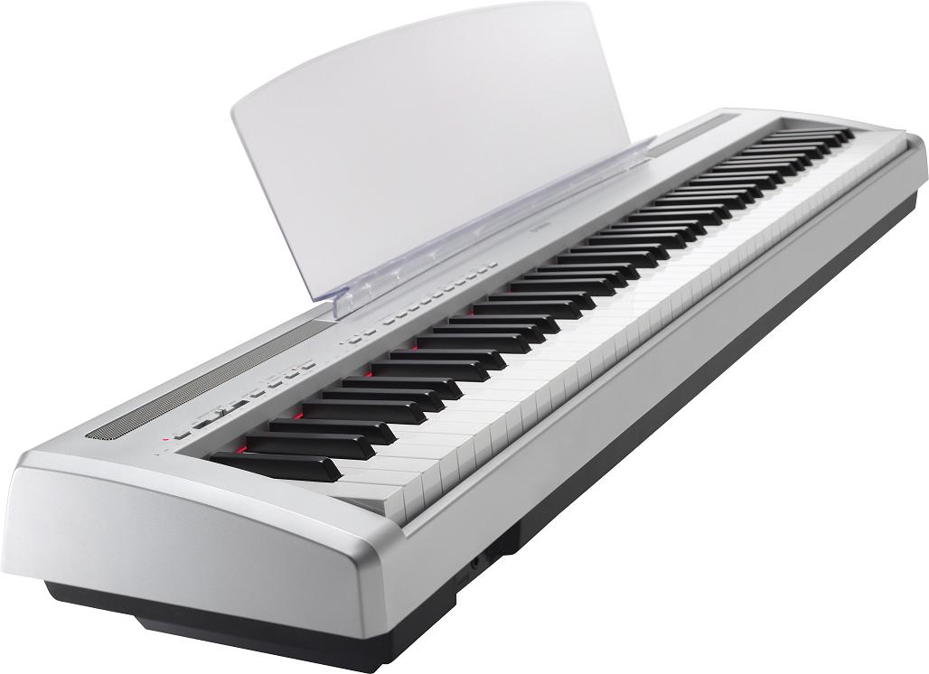Yamaha P95 Weighted Digital Piano in Silver finish Yamaha Music London