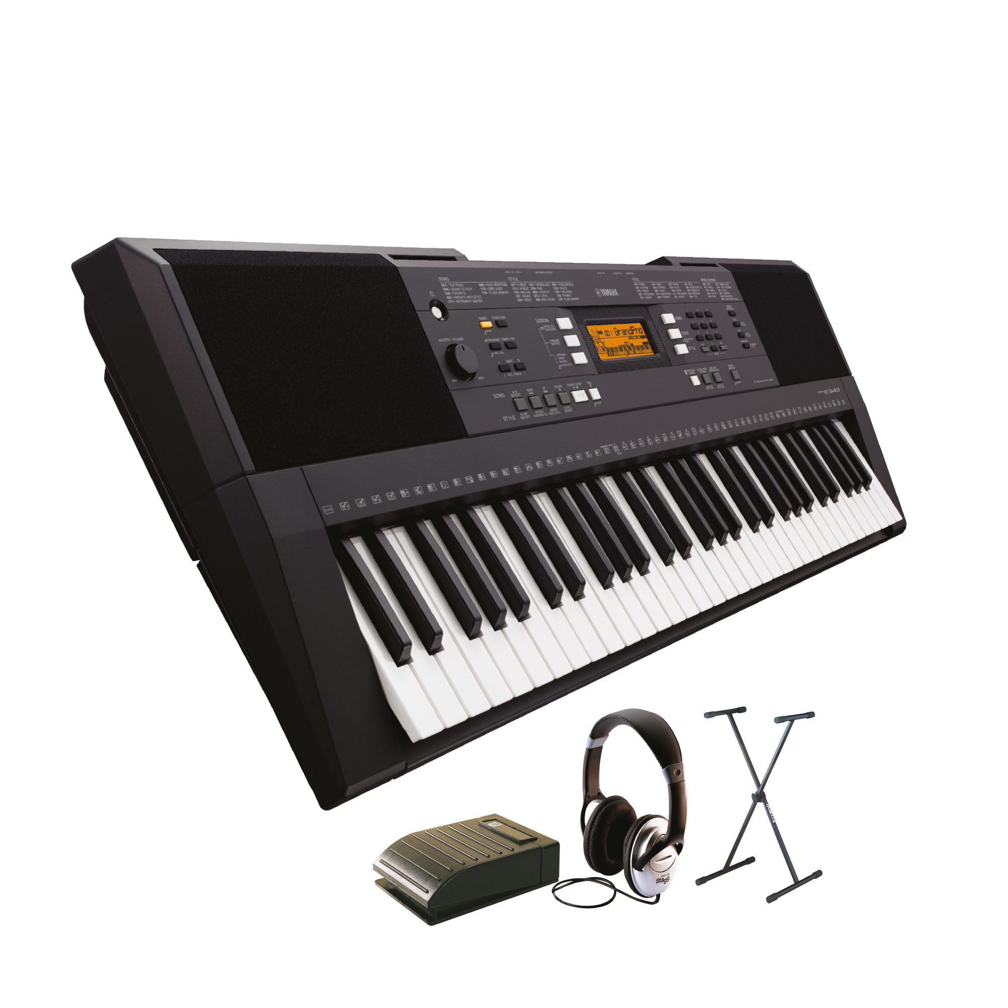 Yamaha Beginner Keyboard Pack (Including PSRE343 Keyboard) with