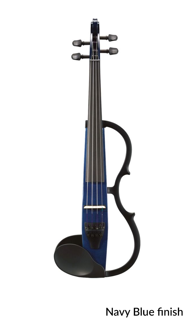Yamaha SV130 Silent Violin In Black, Navy Blue, Candy Apple Red or Brown Finish, with or