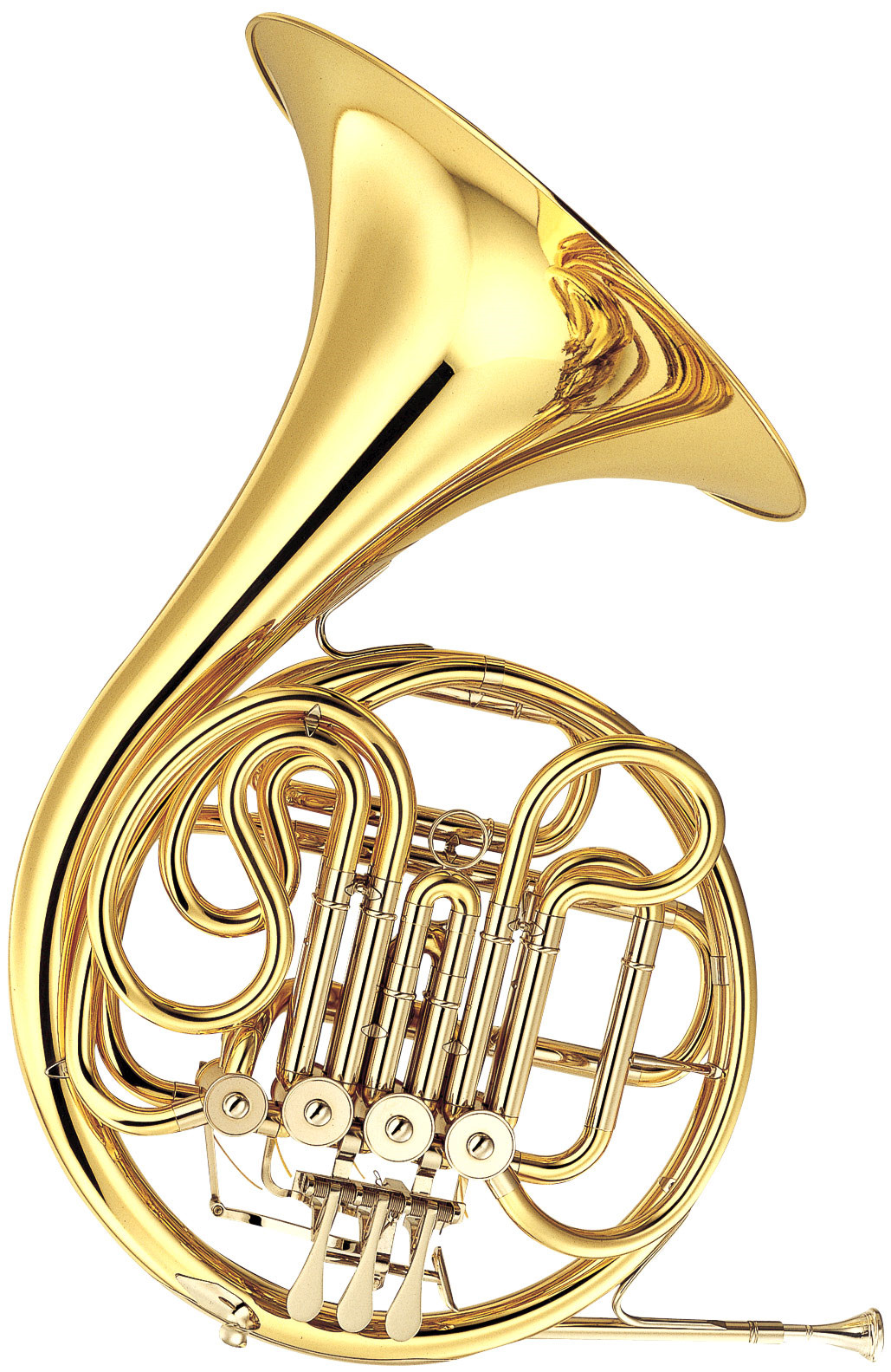 Yamaha YHR567 Full Double F/Bb French Horn Intermediate model in Clear