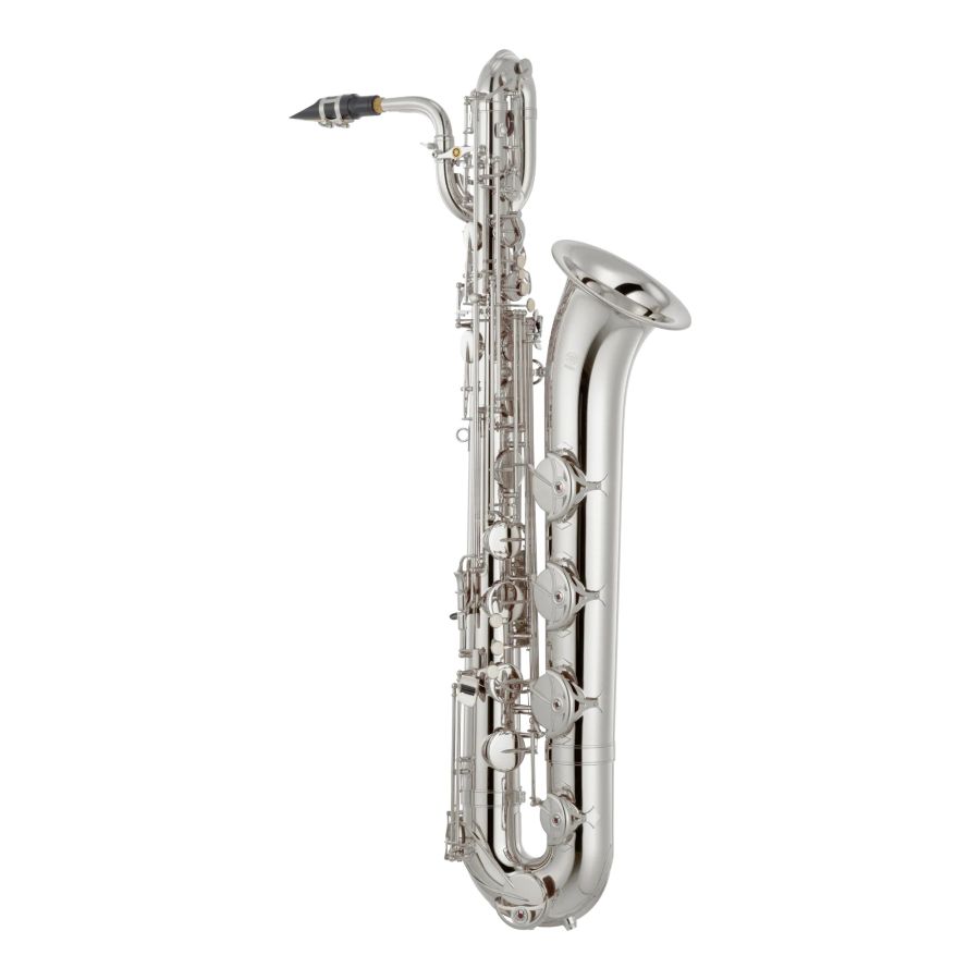 Yamaha YBS480S Intermediate Eb Baritone Saxophone Silverplated, includes case Yamaha Music