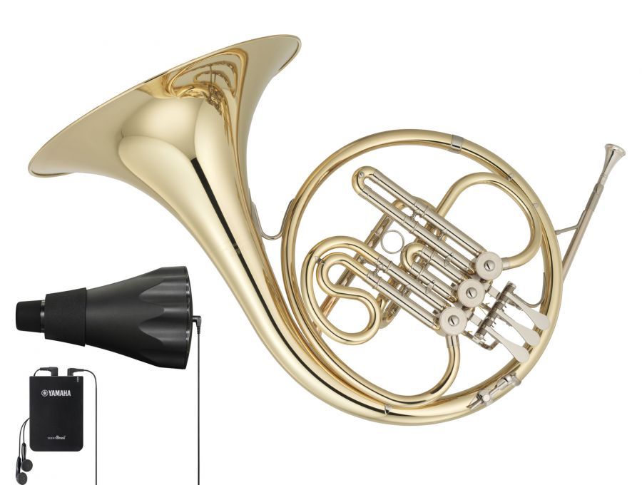 【極美品】YAMAHA Silent BRASS EUPHONIUM PM2 Sordina Para Trompeta Yamaha Euphonium PM2 Black Silent Brass