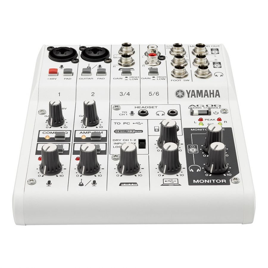 Yamaha AG06 Hybrid Mixing Console Multi-Purpose Mixer | Yamaha Music London