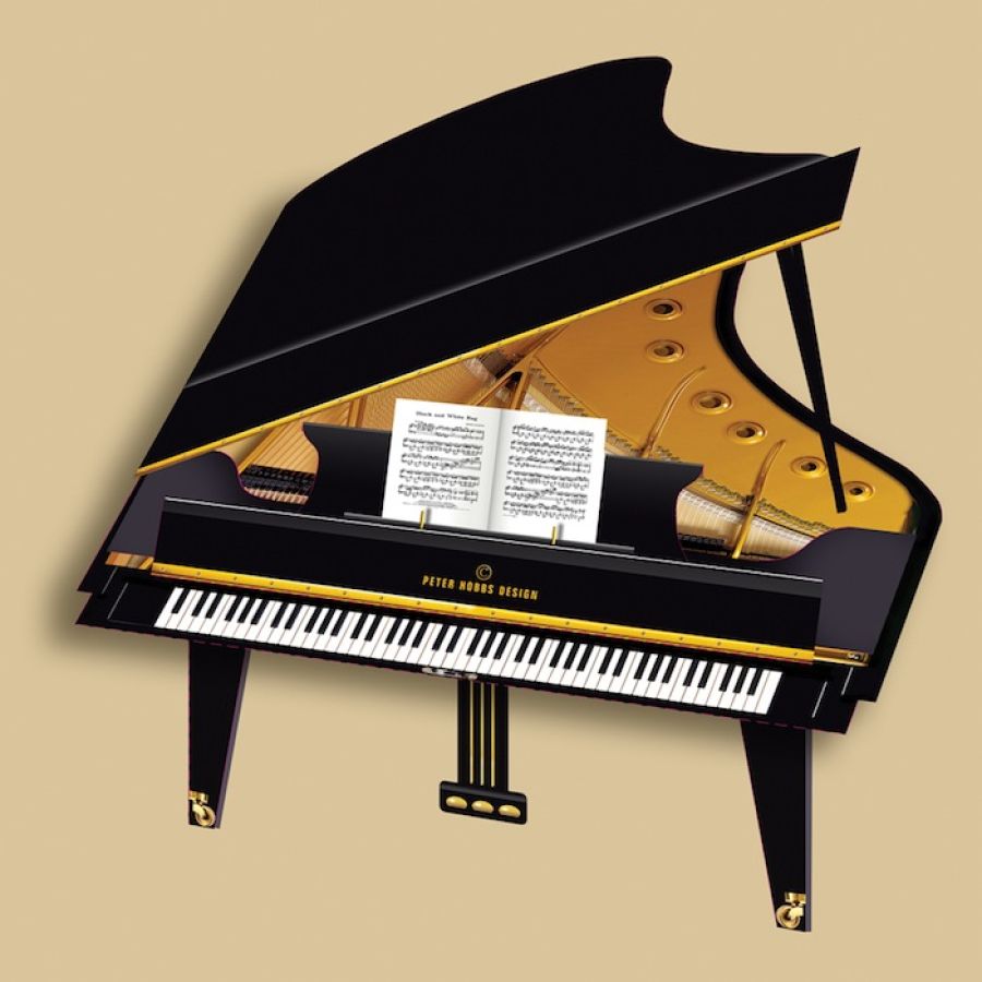 Hobbs Baby Grand Piano 3d Greetings Card Yamaha Music London