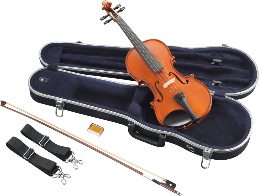 3/4 New Acoustic Violin Case Bow Rosin Pink Hot 