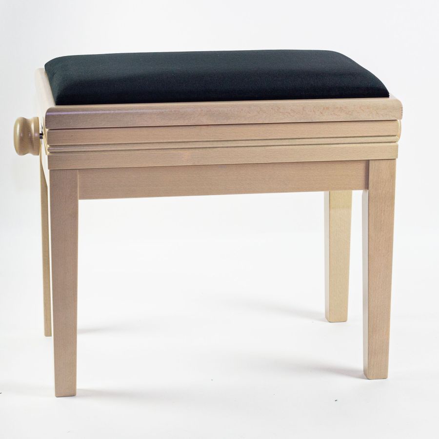 Yml 5012ab Adjustable Piano Stool With Storage White Ash Finish