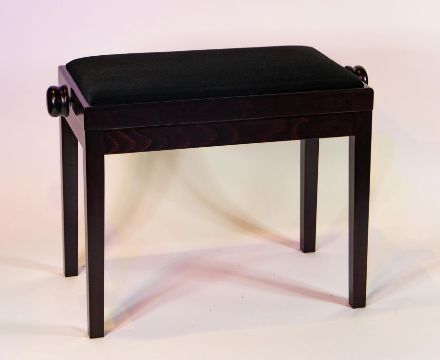 YML 5012R HeightAdjustable Piano Stool Dark Rosewood Finish With Black