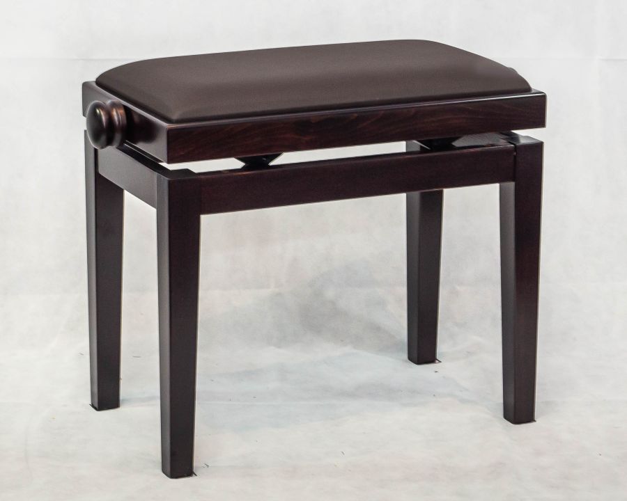 YML 5099F HeightAdjustable Piano Stool Dark Rosewood Finish With Dark