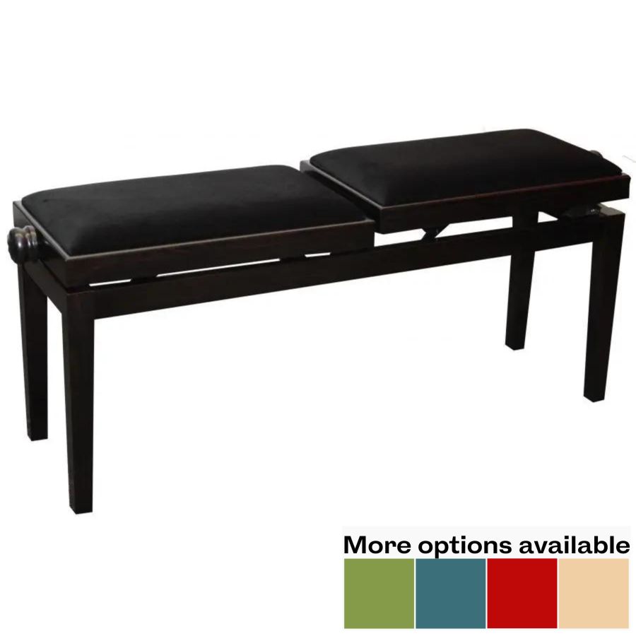 Yml 5012 Twin Height Adjustable Piano Stool In Black Finish With A