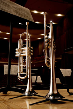 Photo of YTR-9335CHS Mk 2 Trumpets on stands
