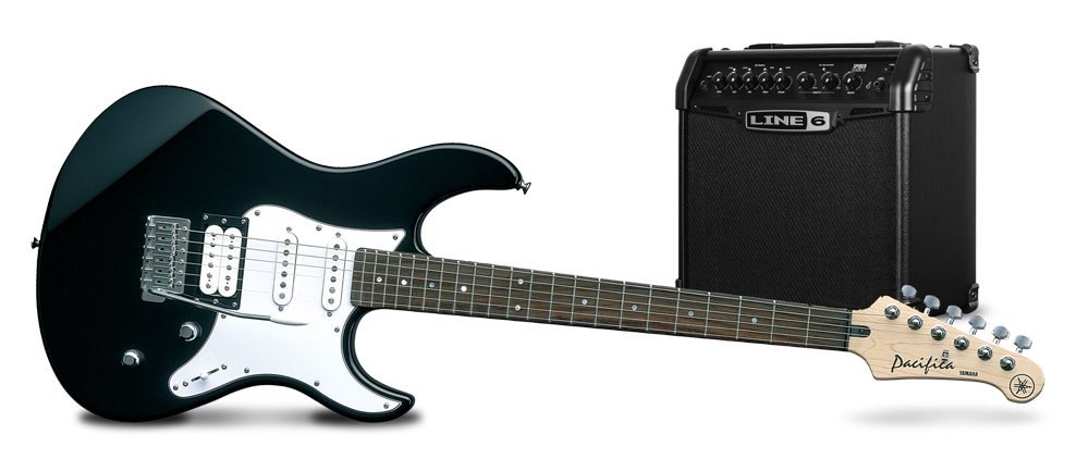 Yamaha Pacifica 112V with Line 6 Spider Classic 15 Amp