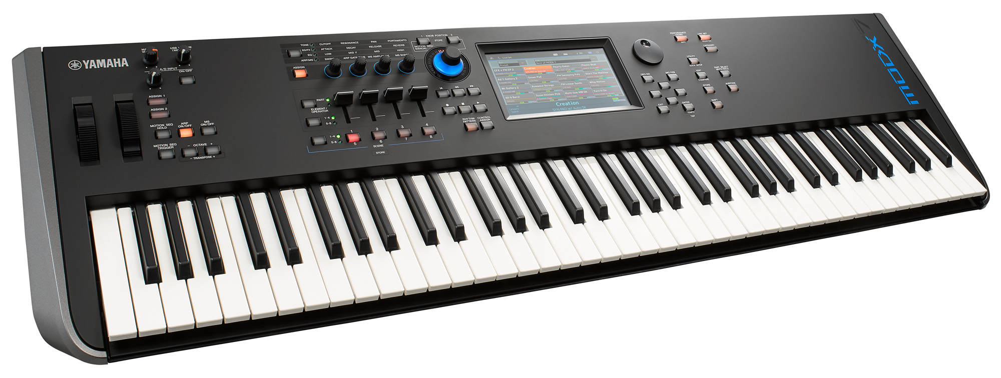 Photo of the MODX7 Synthesizer
