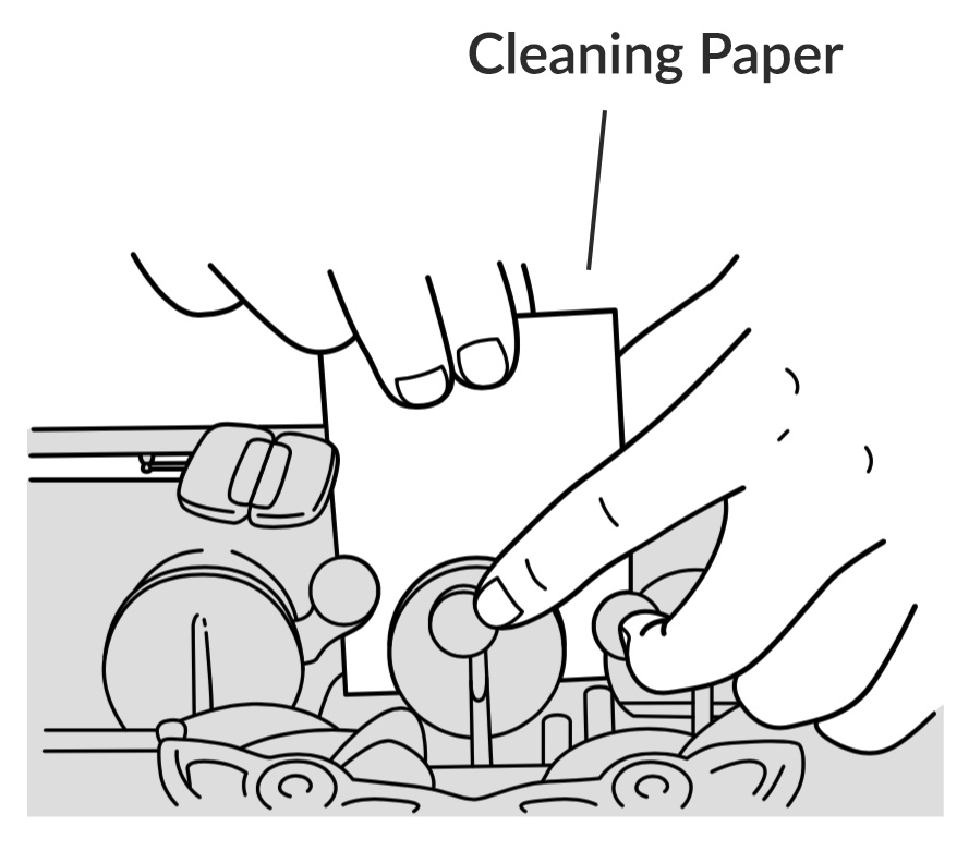 Using Cleaning Paper to remove moisture and stickiness from a saxophone