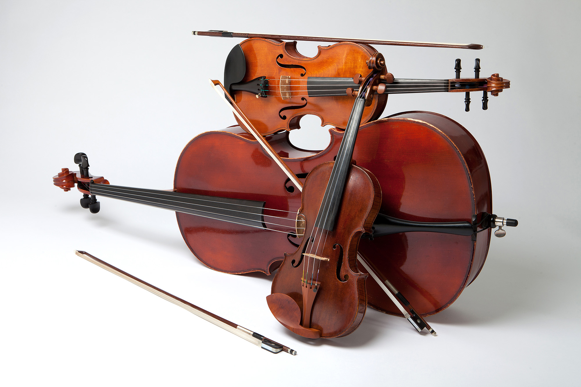 The Cello, Violin and Viola