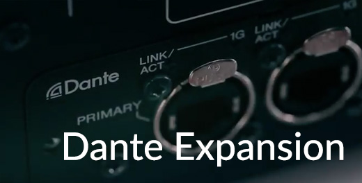 Dante Expansion with the Tio1608-D