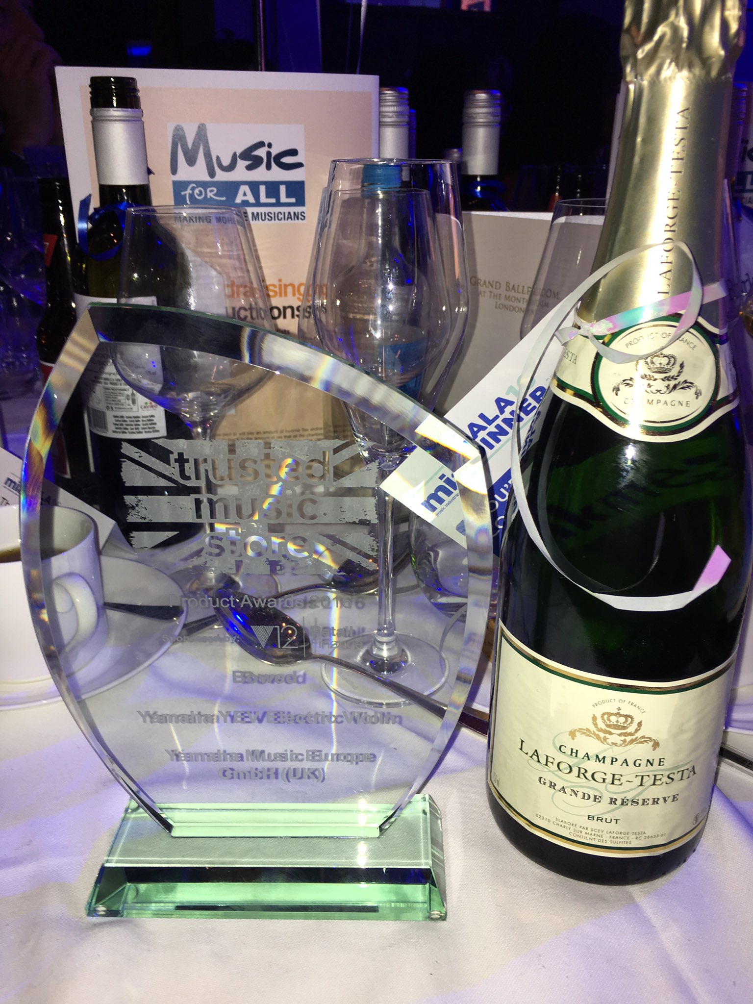 Trophy for Best Bowed Instrument