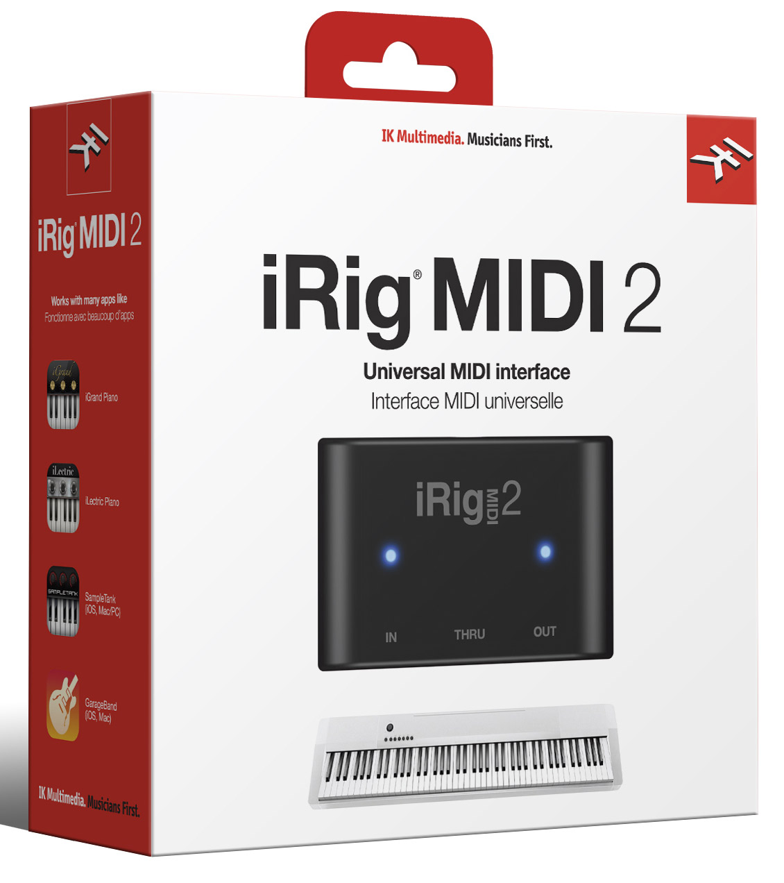 IK Multimedia iRig MIDI 2 Interface for iOS Mac and PC Lightning to