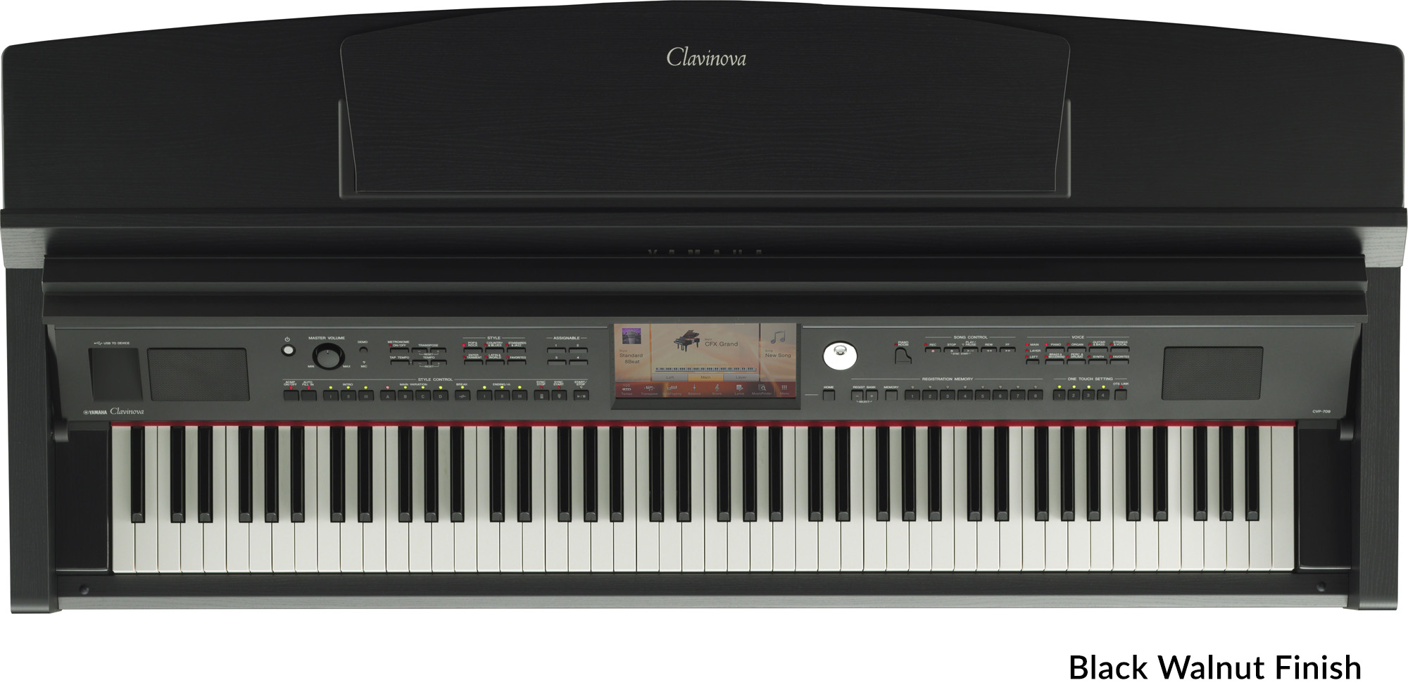 Yamaha CVP709 Clavinova Digital Pianos In Polished Ebony, Polished Yamaha CVP709 Clavinova Digital Pianos In Polished Ebony, Polished