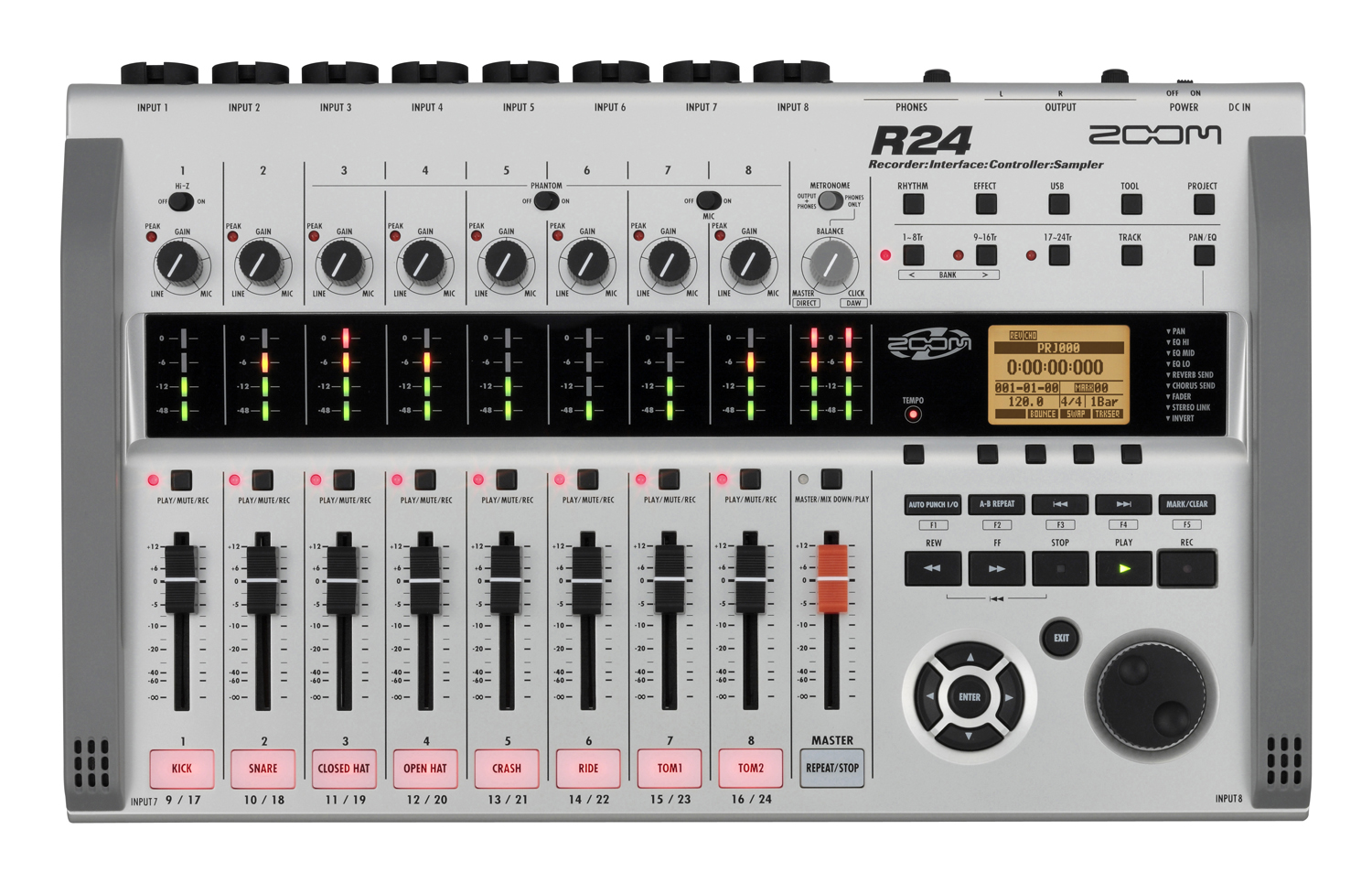 Zoom R24 24Track, 8 Input Hardware Recorder/Audio Interface/DAW