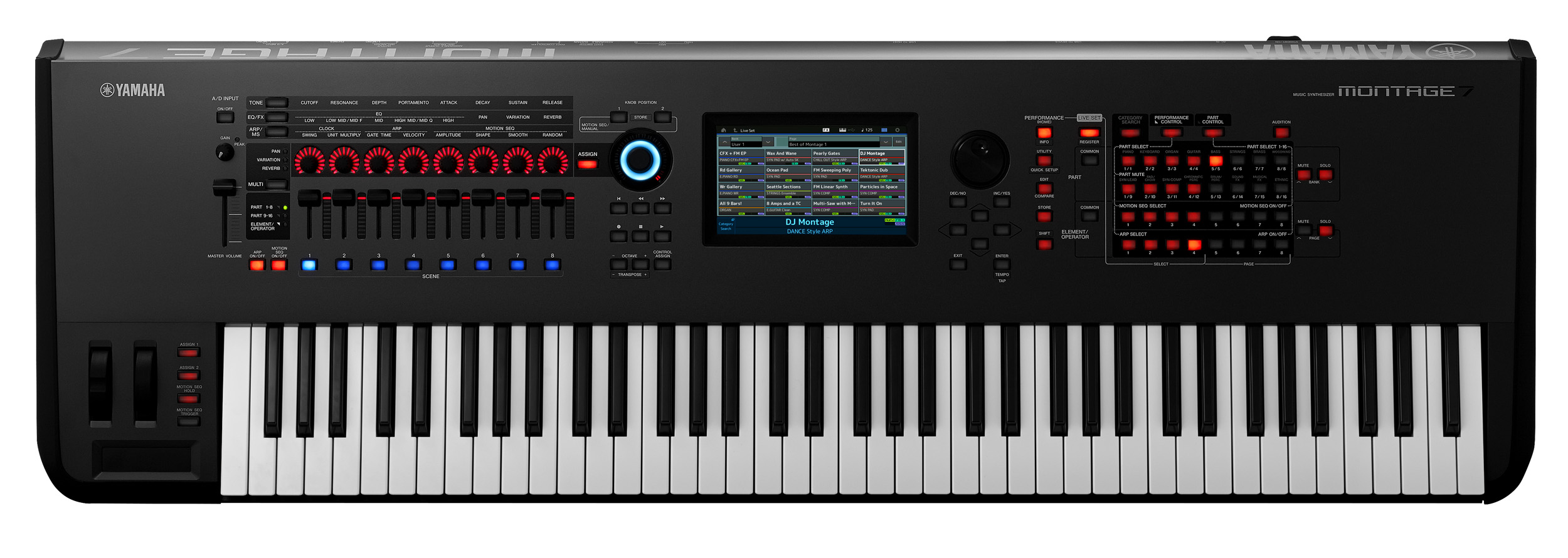 yamaha montage 7 synthesizers