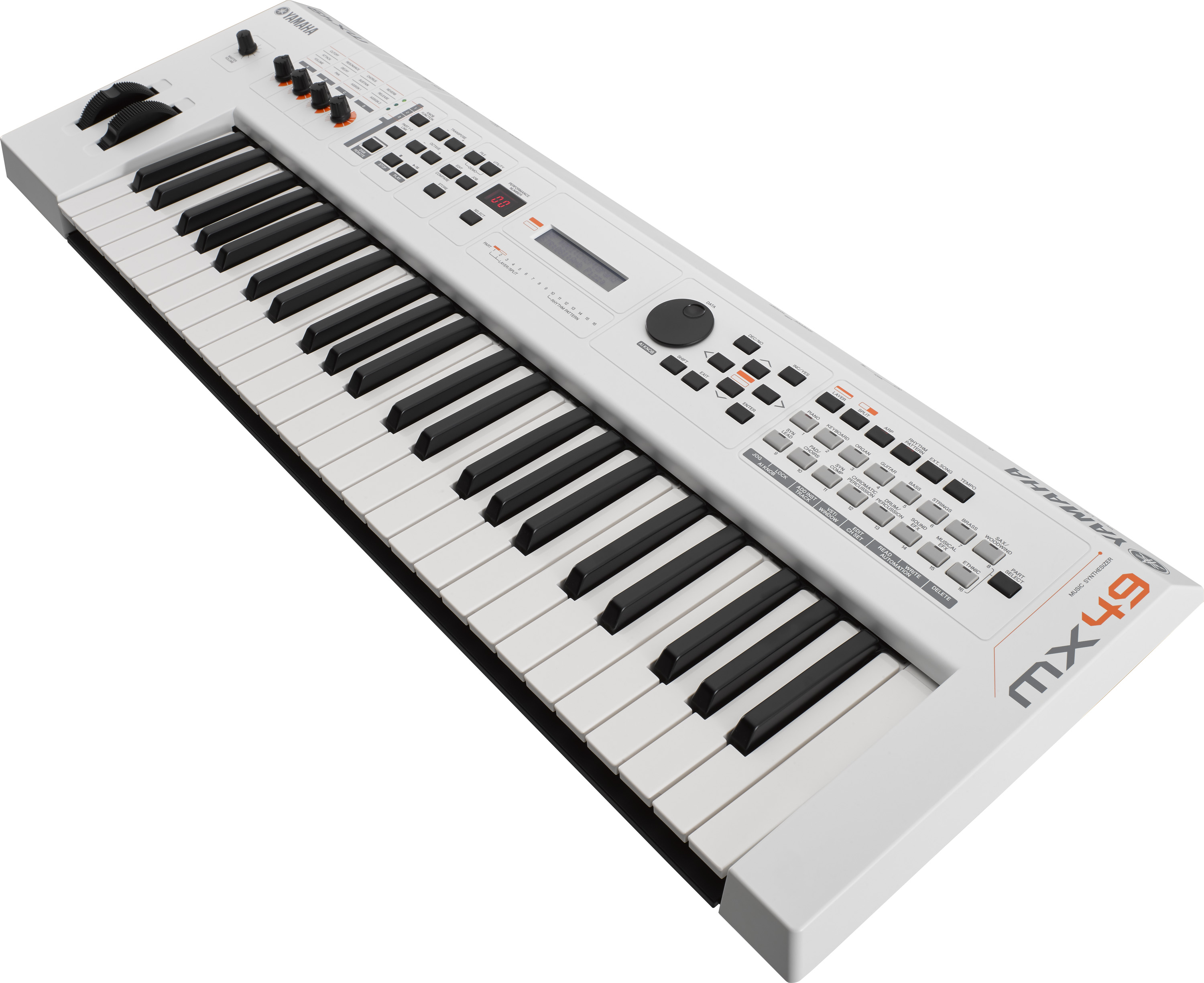 Yamaha MX49 Version 2 Synthesizer 49 Key Edition, In White Finish Yamaha Music London